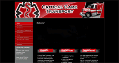 Desktop Screenshot of criticalcaretransport.net